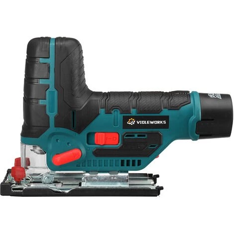 DRILLPRO Akku Stichsäge Pendelhubsäge Pendelhubstichsäge 65mm Säge Mit 2 Akkus 4 DRILLPRO Akku Stichsäge Pendelhubsäge Pendelhubstichsäge 65mm Säge Mit 2 Akkus – Bild 2