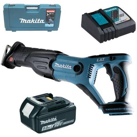 Makita Akku-Säbelsäge Reciprosäge DJR 181 RT + Akku 18V 5,0 Ah + Koffer BJR 181 3 Makita Akku-Säbelsäge Reciprosäge DJR 181 RT + Akku 18V 5,0 Ah + Koffer BJR 181