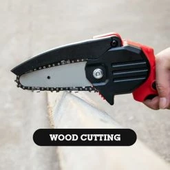 ECHOO Mini Akku Elektro Kettensäge Akku Holzsäge Einhand Elektrosäge - Kette -Elektrosägen Verkäufe 2022 68086515 3