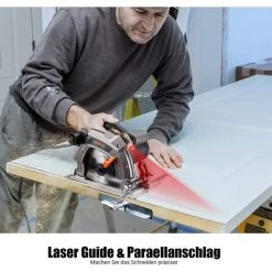 FEMOR Handkreissäge,Kreissäge 1500W 5000RPM, Max Schnitttiefe 65mm (90°) / 45mm (45°), 2 Blätter (190mm/24T, 185mm/40T) Mit Laser Und Doppelter Sicherheitsschalter Für Holz, Metall 9 FEMOR Handkreissäge,Kreissäge 1500W 5000RPM, Max Schnitttiefe 65mm (90°) / 45mm (45°), 2 Blätter (190mm/24T, 185mm/40T) Mit Laser Und Doppelter Sicherheitsschalter Für Holz, Metall -Elektrosägen Verkäufe 2022 68686643 3