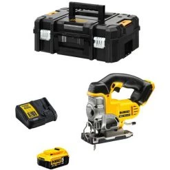 Pendelhub-Stichsäg DeWALT DCS331P1 (1 X 5,0 Ah + DCB115 + TSTAK II)