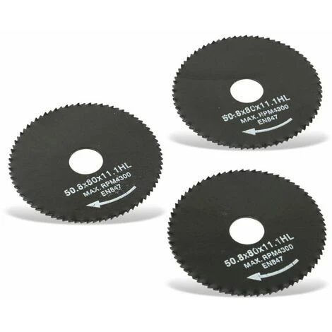 DAYTOOLS Mini-Sägeblätter SB-50.8-3, 50,8 Mm, 3-teilig 3 DAYTOOLS Mini-Sägeblätter SB-50.8-3, 50,8 Mm, 3-teilig